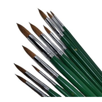 Factory Wholesale Professional Oil Paint Artist Brush Round Head Artist Painting Brushes Set